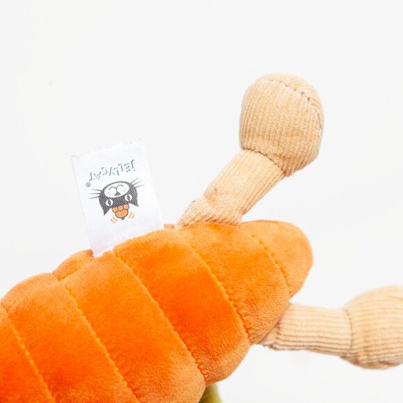 Jellycat Vivacious Vegetable CARROT Happy Fun Orange Foodie out of stock gift - Picture 5 of 10